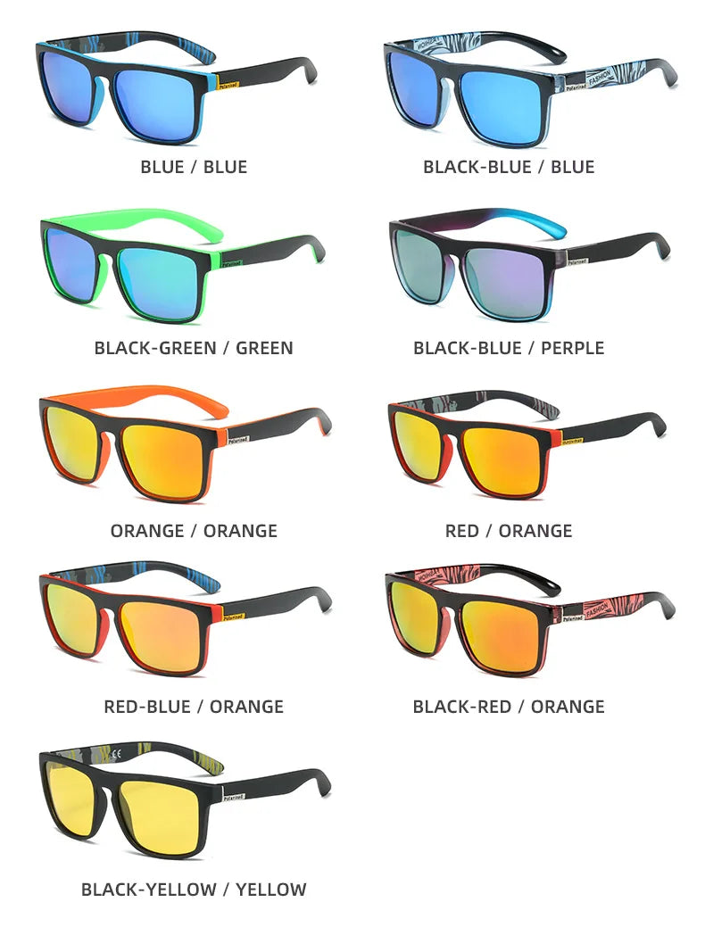 Men Women Polarized Sunglasses Luxury Brand Designer Vintage Sunglasses Man Fashionable Driving Sun Glasses Eyewear Eyepieces