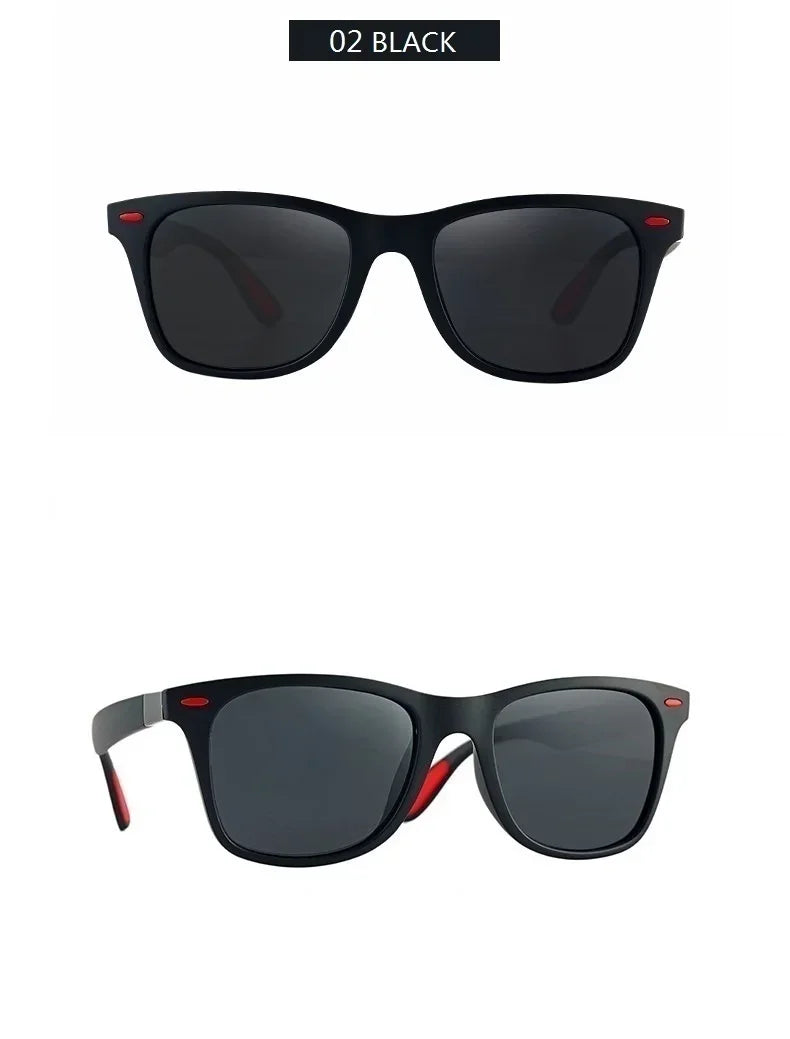 Classic Vintage Outdoor Polarized Sunglasses for Women Men New Fashion Square Style UV400 Protection Driving Sun Glasses Goggles