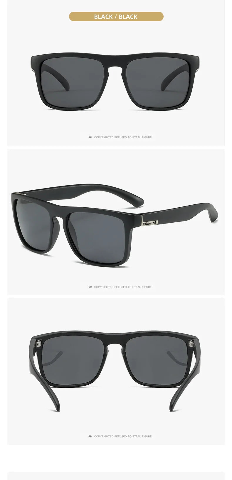 Men Women Polarized Sunglasses Luxury Brand Designer Vintage Sunglasses Man Fashionable Driving Sun Glasses Eyewear Eyepieces