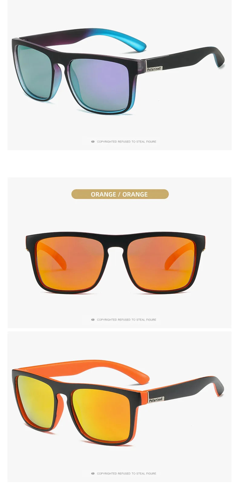 Men Women Polarized Sunglasses Luxury Brand Designer Vintage Sunglasses Man Fashionable Driving Sun Glasses Eyewear Eyepieces