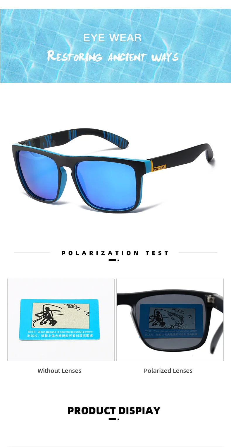 Men Women Polarized Sunglasses Luxury Brand Designer Vintage Sunglasses Man Fashionable Driving Sun Glasses Eyewear Eyepieces