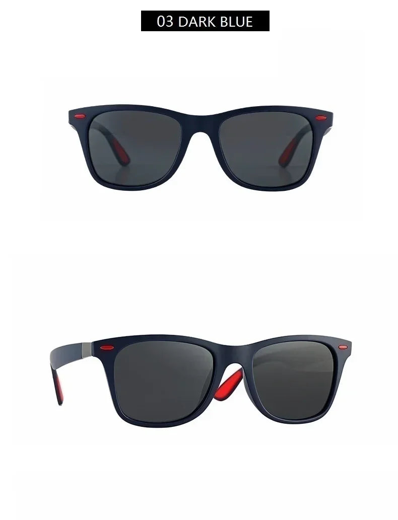 Classic Vintage Outdoor Polarized Sunglasses for Women Men New Fashion Square Style UV400 Protection Driving Sun Glasses Goggles